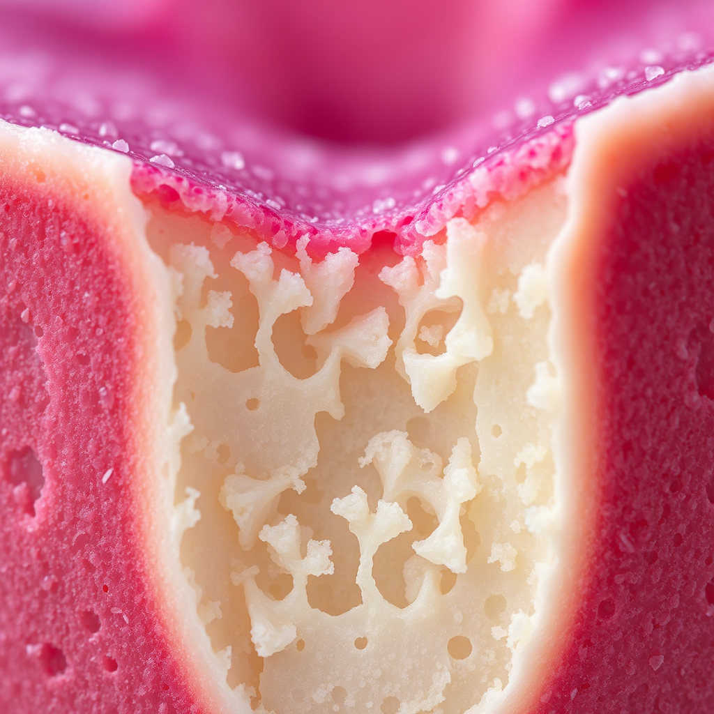 Close-up de doce de abóbora vegano em formato de coração